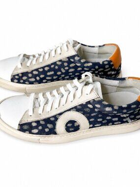 Oliver Cabell Low 1 Vichy Sneakers EU 39 US 8.5 Made in Italy Animal Print
